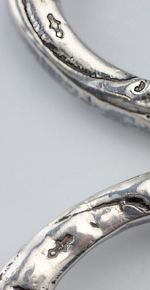 Antique Dutch Silver Figural Grape Shears - Zilveren Druivenschaartje, Schoonhoven, Middelstum